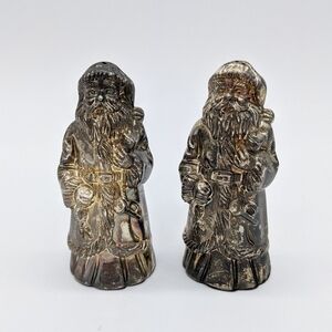 Godinger Silver Santa Claus salt & pepper shakers
